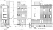 1400 East Oxford Street. Building elevations. Credit: Here's The Plan, LLC via the City of Philadelphia