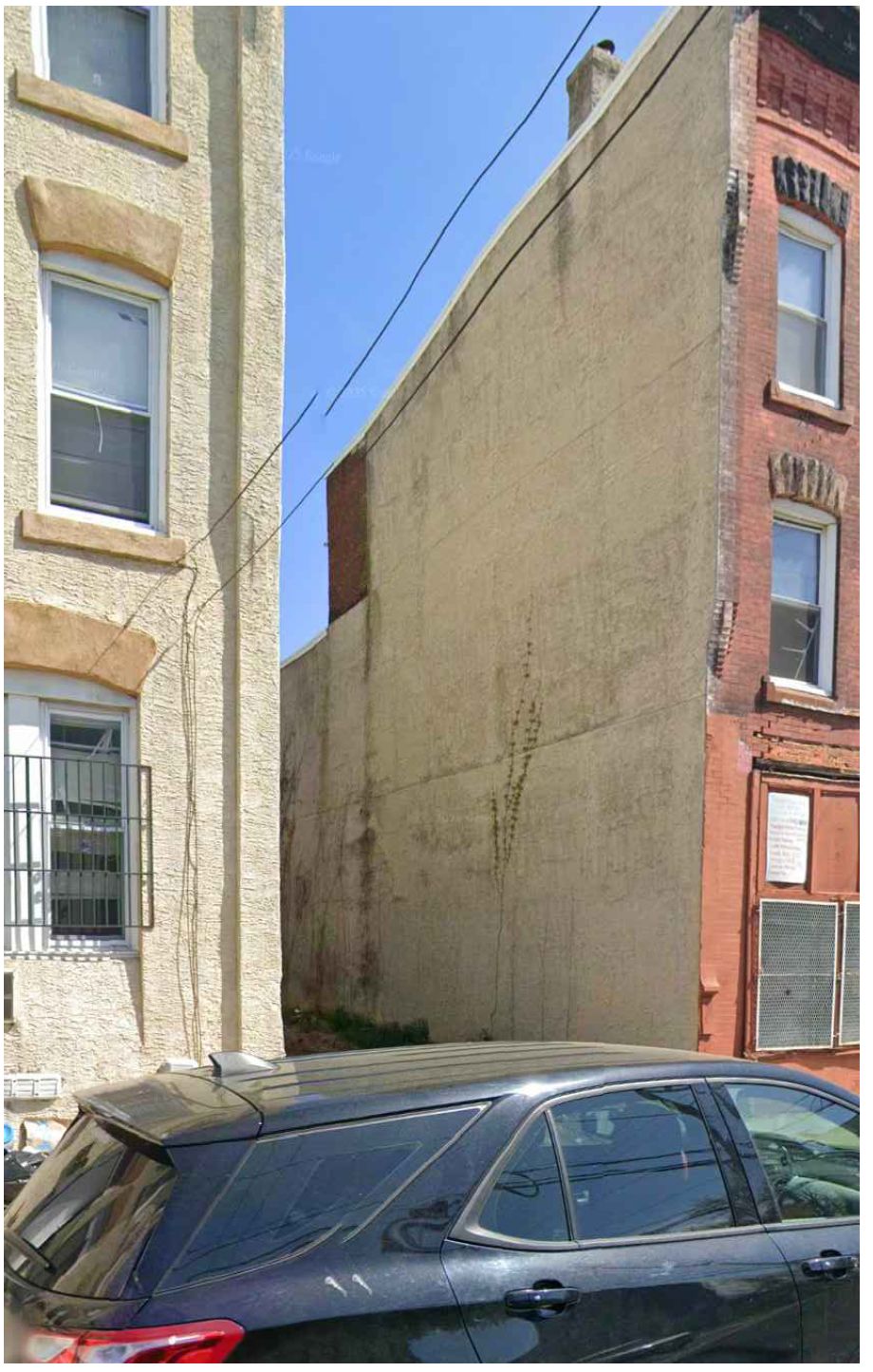 1603 West Dauphin Street. Site conditions prior to redevelopment. Credit: Here's The Plan, LLC via the City of Philadelphia