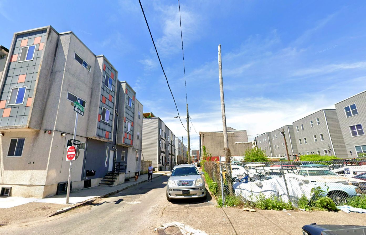 Ingersoll Street. Looking west. April 2025. Credit: Google Street View via Google Maps