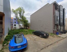 1723 Ingersoll Street. Site conditions prior to redevelopment. Credit: Plato Studio via the Planning Department of the City of Philadelphia