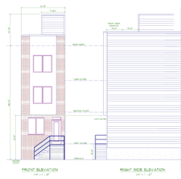1805 East Oakdale Street Elevations