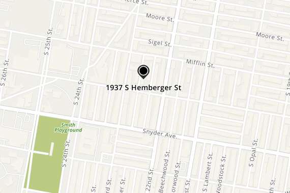 1937 South Hemberger Street. Site map. Credit: Here's The Plan, LLC via the City of Philadelphia