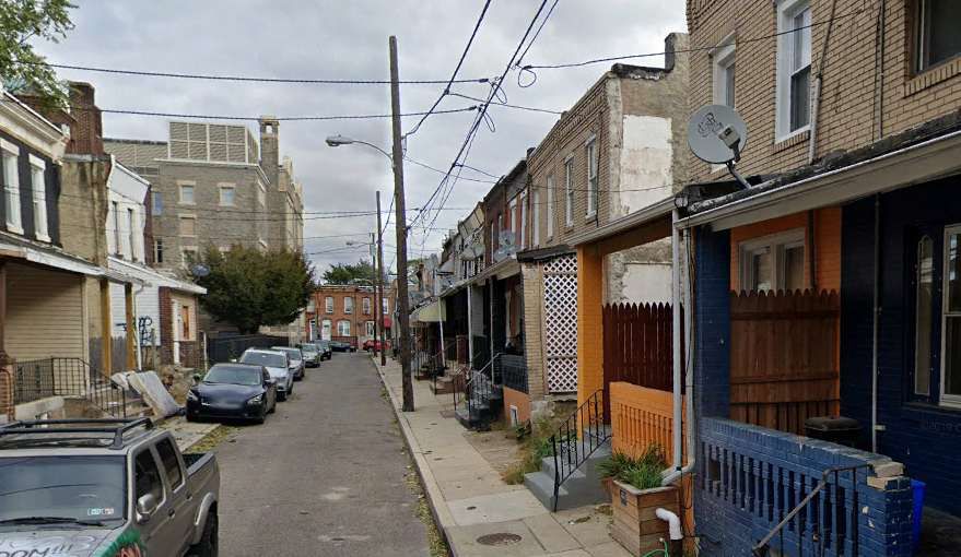 1937 South Hemberger Street. Site conditions prior to redevelopment. Looking north. Credit: Here's The Plan, LLC via the City of Philadelphia