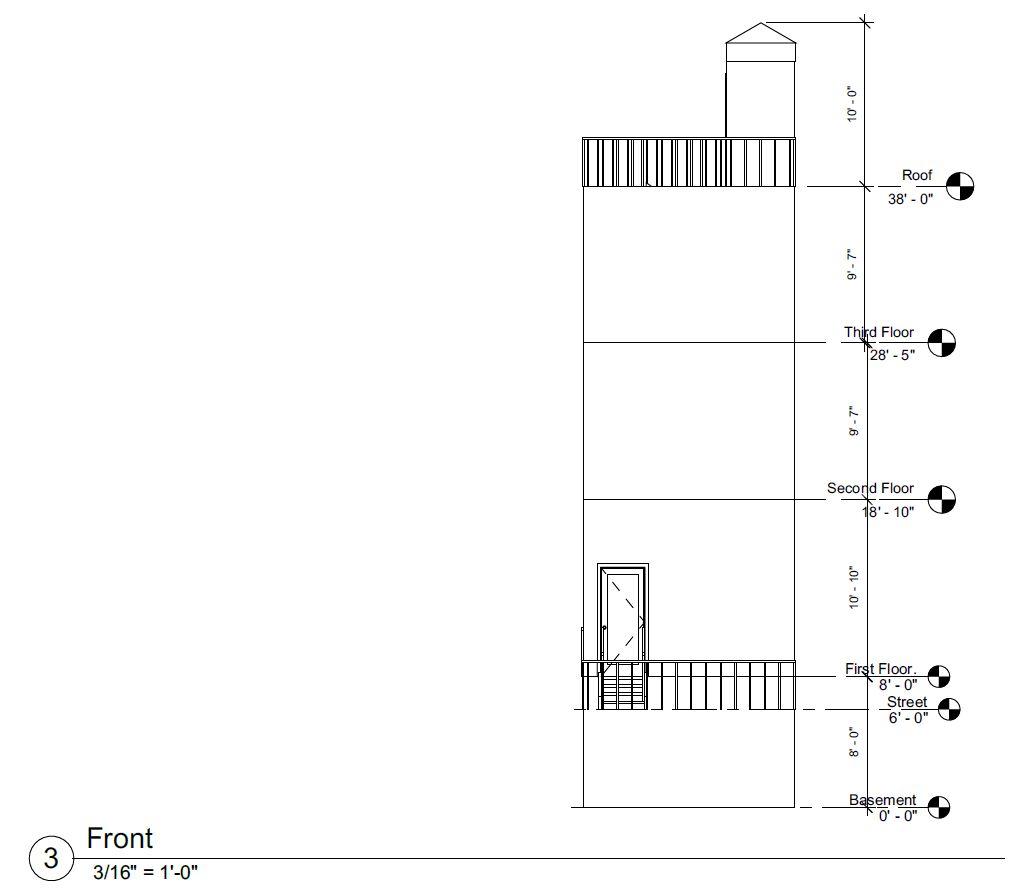2025 Abigail Street. Front building elevation. Credit: E Consulting LLC via the City of Philadelphia