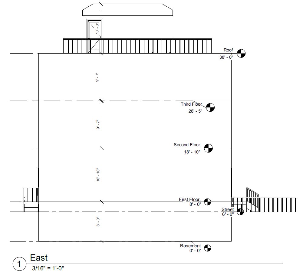 2025 Abigail Street. Side building elevation. Credit: E Consulting LLC via the City of Philadelphia