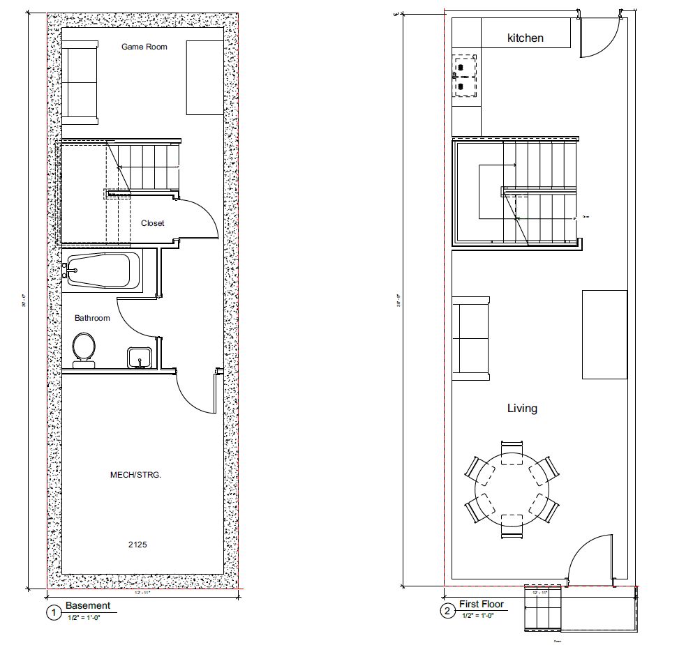 2025 Abigail Street. Floor plans. Credit: E Consulting LLC via the City of Philadelphia