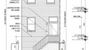 2156 East Orleans Street, Philadelphia. Proposed front building elevation. Credit: Marshall Sabatini Architecture via a zoning permit submitted to the City of Philadelphia.