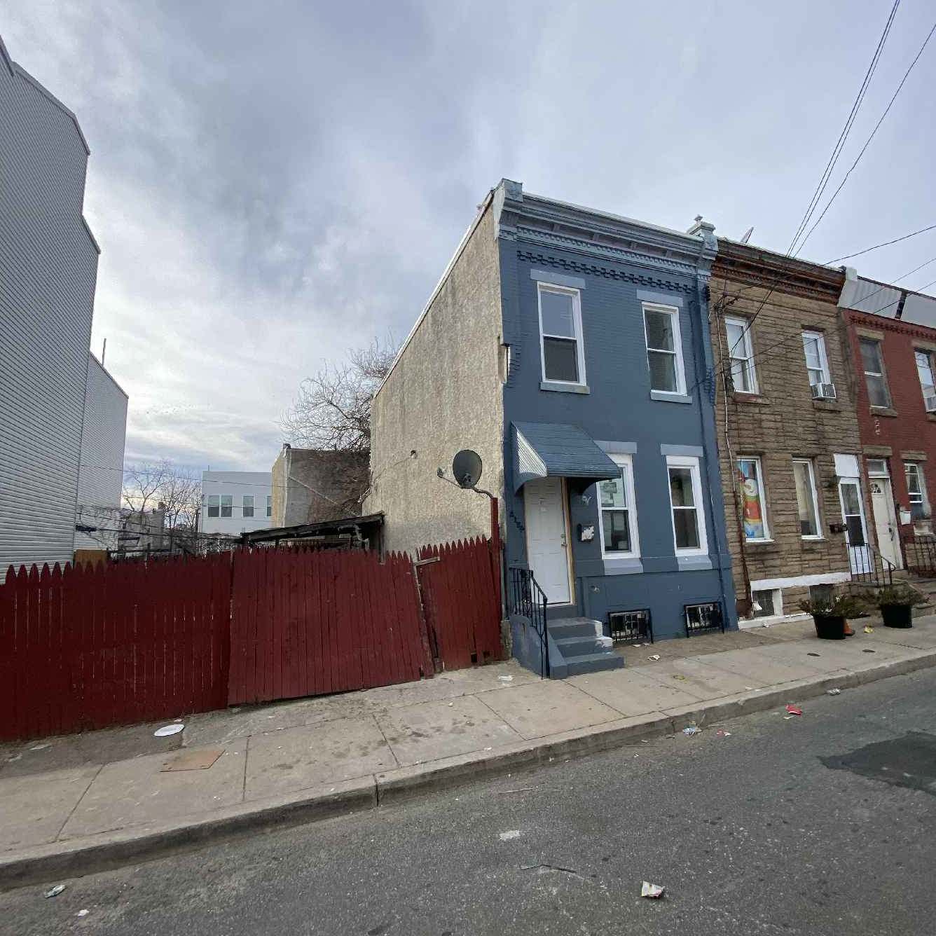 2156 East Orleans Street, Philadelphia. Site conditions prior to redevelopment. Credit: Marshall Sabatini Architecture via a zoning permit submitted to the City of Philadelphia.