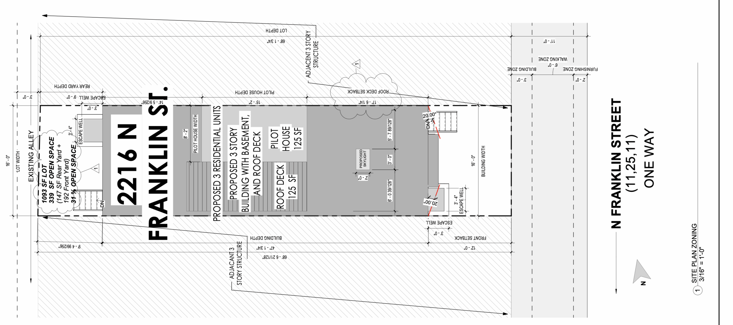 2216 North Franklin Street Plan