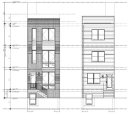 2237 North 16th Street, Philadelphia. Proposed building elevations. Credit: KCA Design Associates via a zoning permit submitted to the City of Philadelphia.