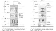 2407 East Dauphin Street, Philadelphia. Proposed building elevations. Credit: David P. McArthur via a zoning permit submitted to the City of Philadelphia.