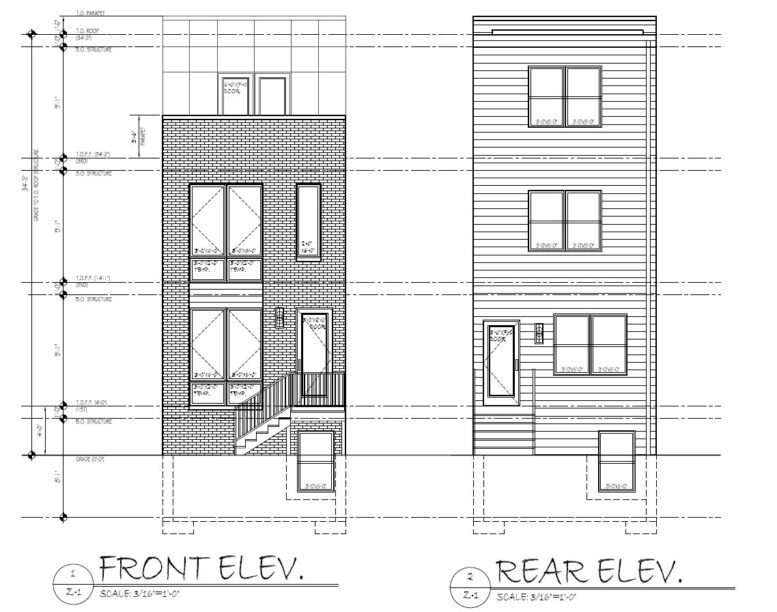 2506 North 12th Street. Front elevation. Credit: KCA Design Associates via the Planning Department of the City of Philadelphia