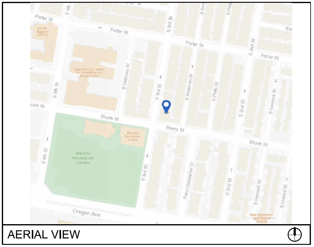 2549 South 3rd Street, Philadelphia. Project map. Credit: A2 Design Group via a zoning permit submitted to the City of Philadelphia.