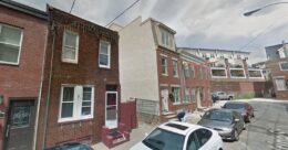 2611-Catharine-Street. Site conditions prior to redevelopment. Looking northeast. May 2014. Credit: Google Street View via Google Maps.