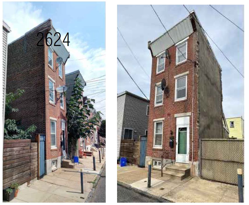 2624 Tilton Street. Site conditions prior to redevelopment. Credit: Supreme Architects via the City of Philadelphia