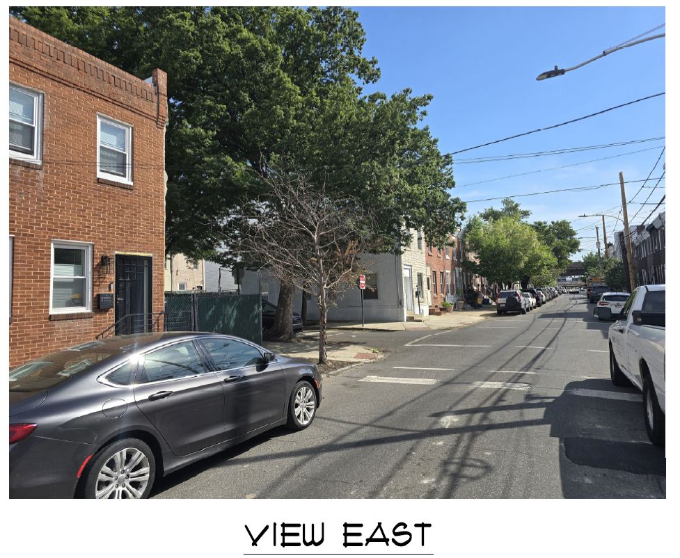 2632 Tulip Street, Philadelphia. Site conditions prior to redevelopment. Credit: Here's The Plan, LLC via a zoning permit submitted to the City of Philadelphia.