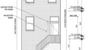 3045 Martha Street. Front building elevation. Credit: Marshall Sabatini Architecture via the City of Philadelphia