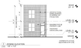 342 Shedaker Street. Proposed building elevation. Credit: Moto Designshop via the Planning Department of the City of Philadelphia