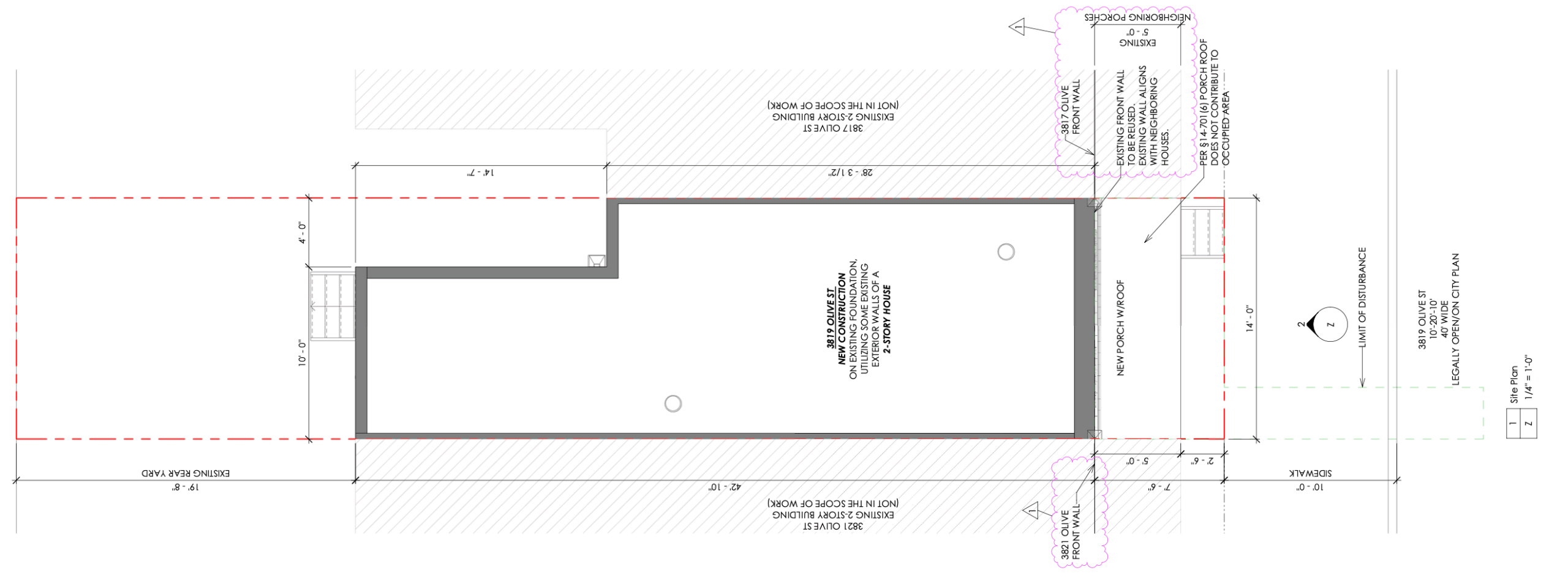 3819 Olive Street Plan