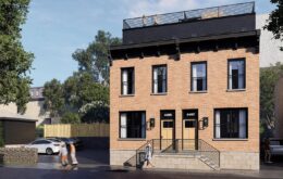 4487 Boone Street, Philadelphia. Proposed building rendering. Credit: Studio C Architecture