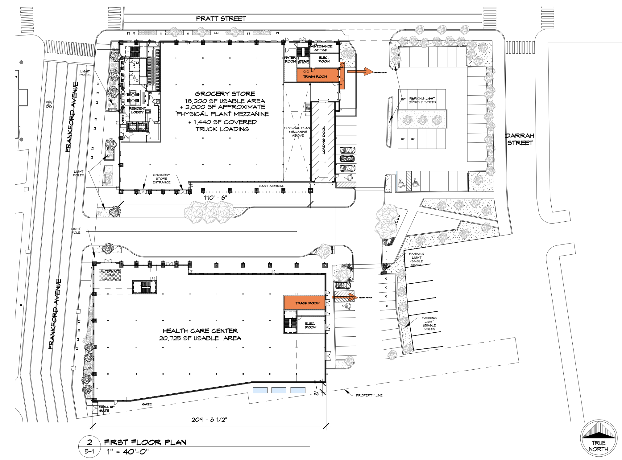 5113 Frankford Avenue First Floor Plan