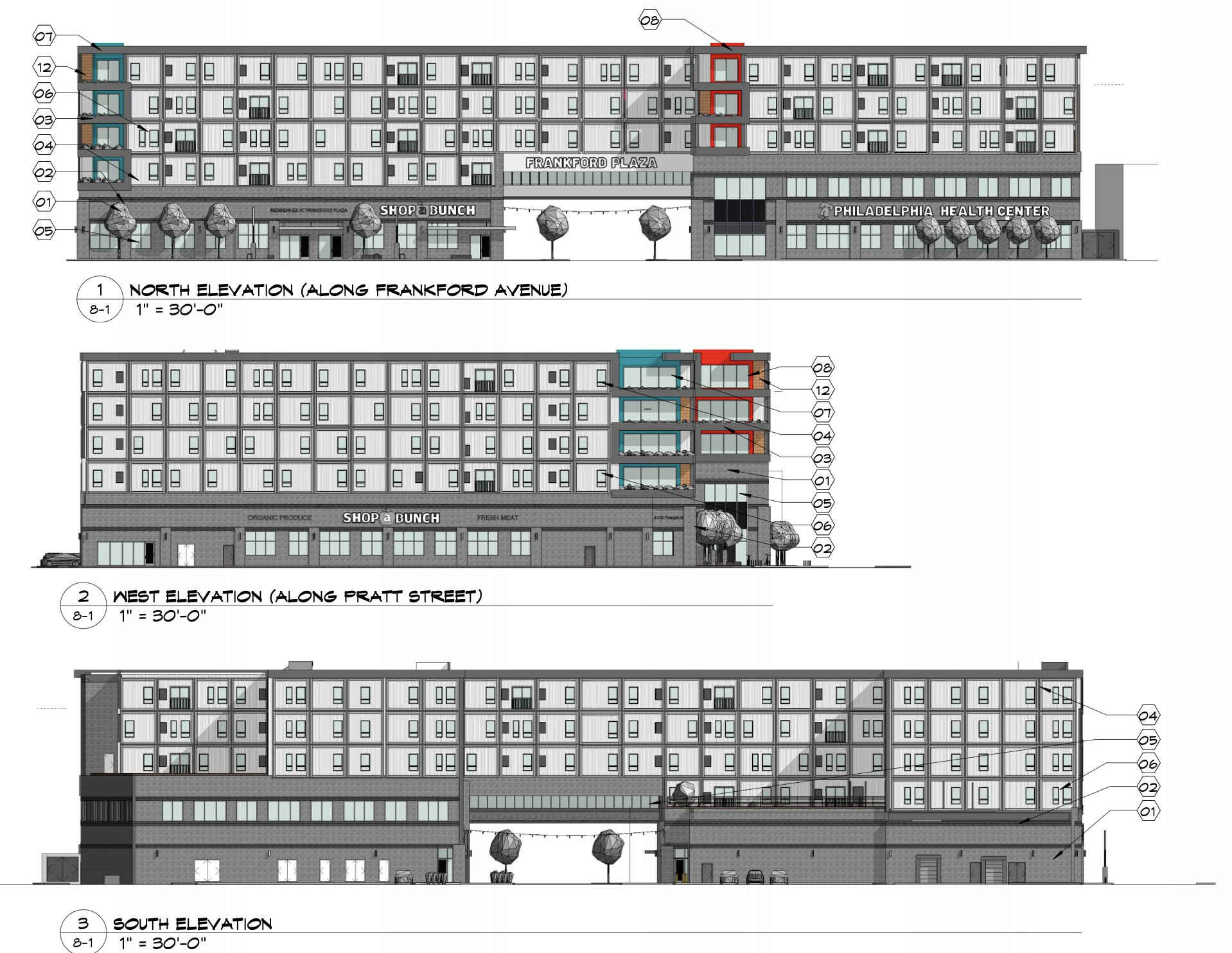 5113 Frankford Avenue South Elevation