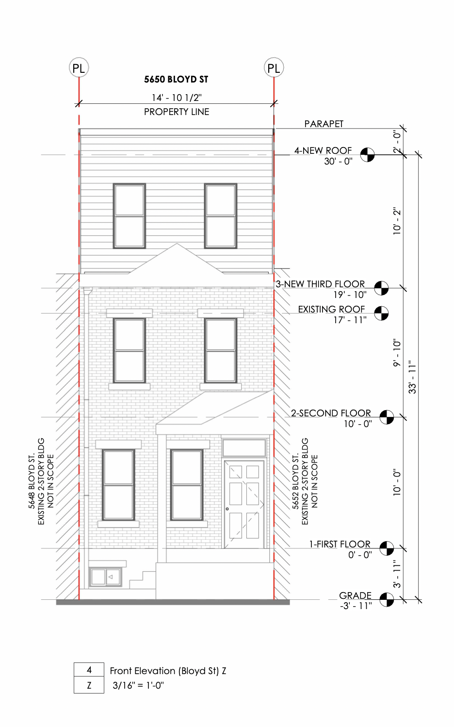 5650 Bloyd Street Elevation
