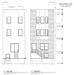 609 Locust Avenue Elevations