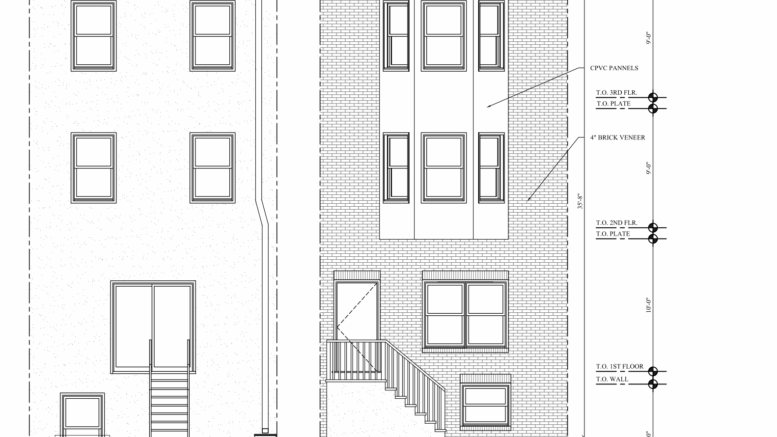 609 Locust Avenue Elevations