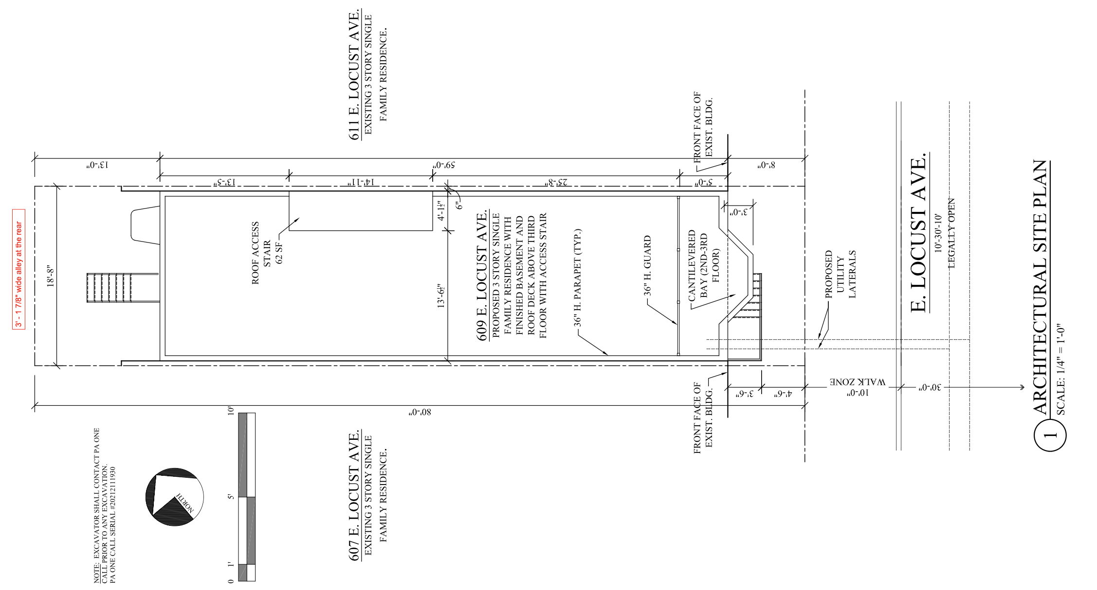 609 Locust Avenue Plan