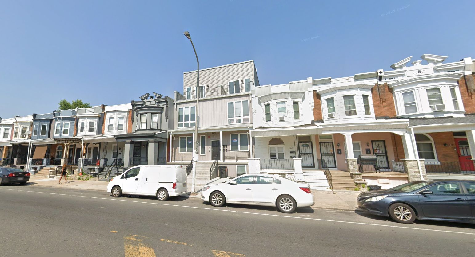 623 North 52nd Street. Looking northeast. June 2025. Credit: Google Street View via Google Maps