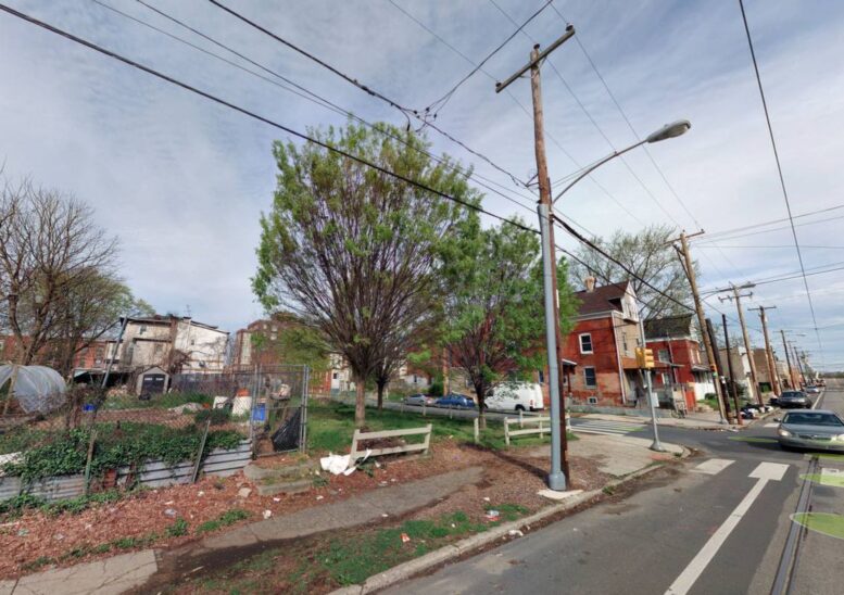 828 North 40th Street. Site conditions prior to redevelopment. Credit: Plato Studio via the City of Philadelphia