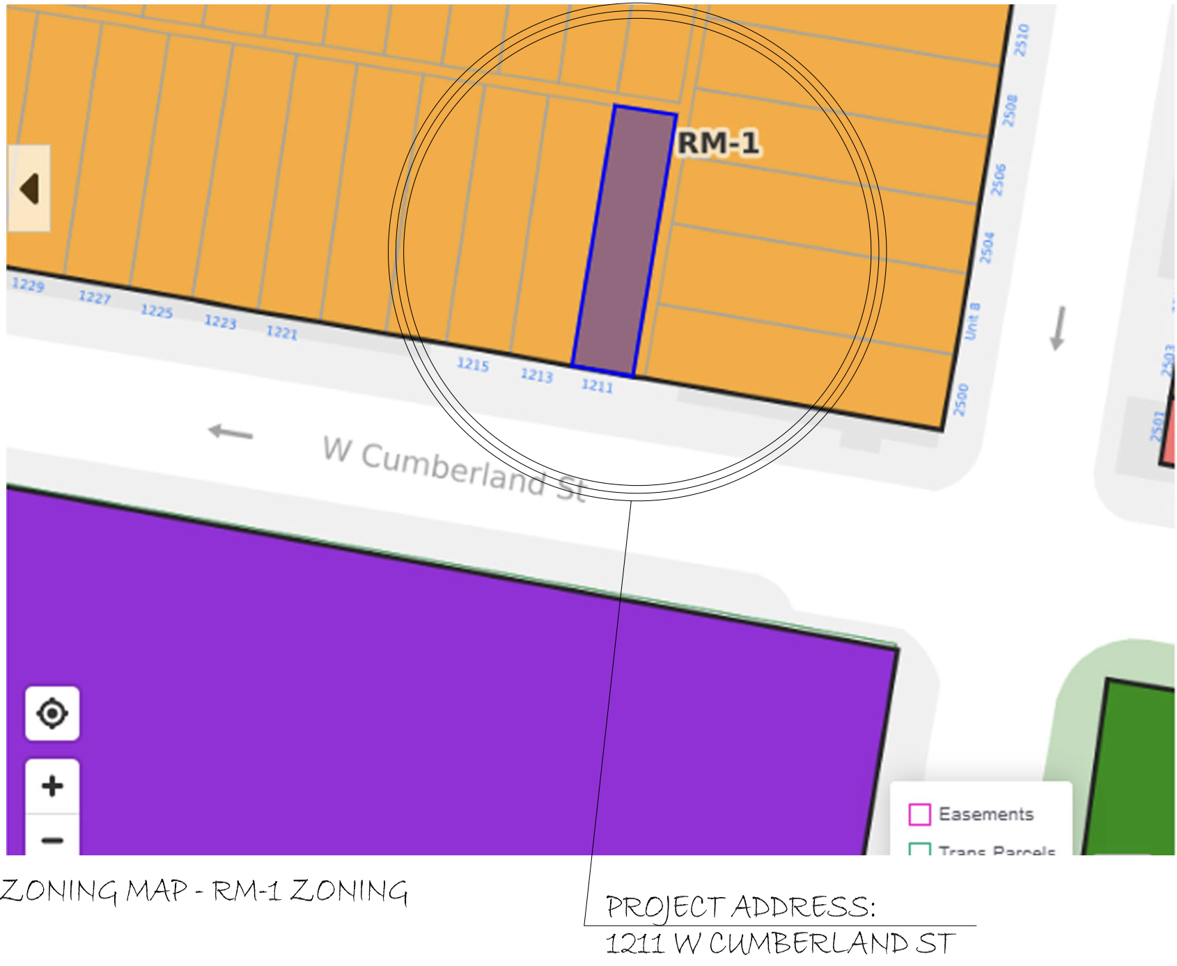 1211 Cumberland Street Site