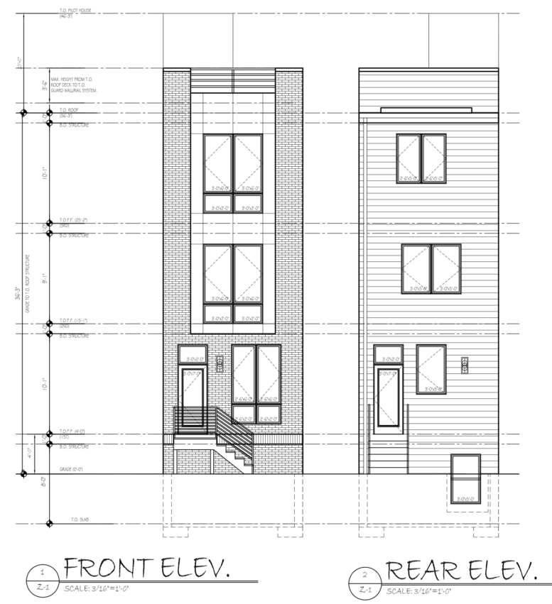 1310 South Ringgold Street Elevations