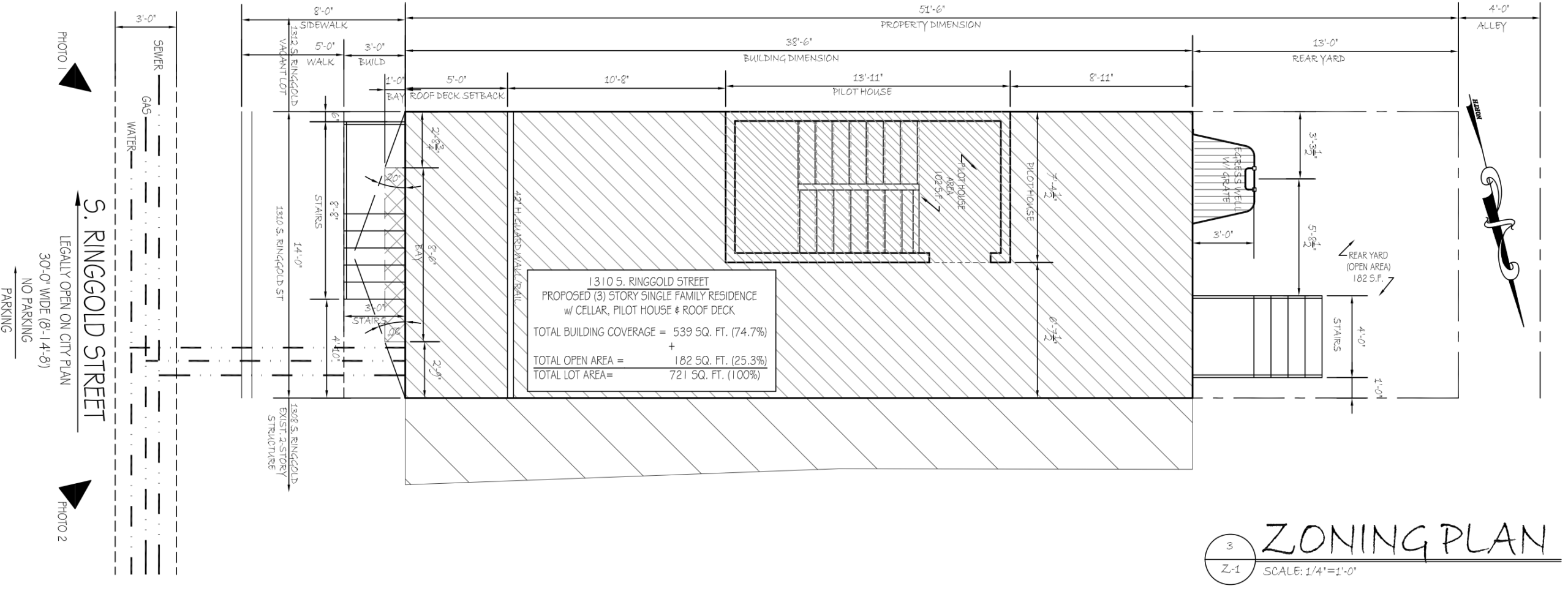 1310 South Ringgold Street Plan