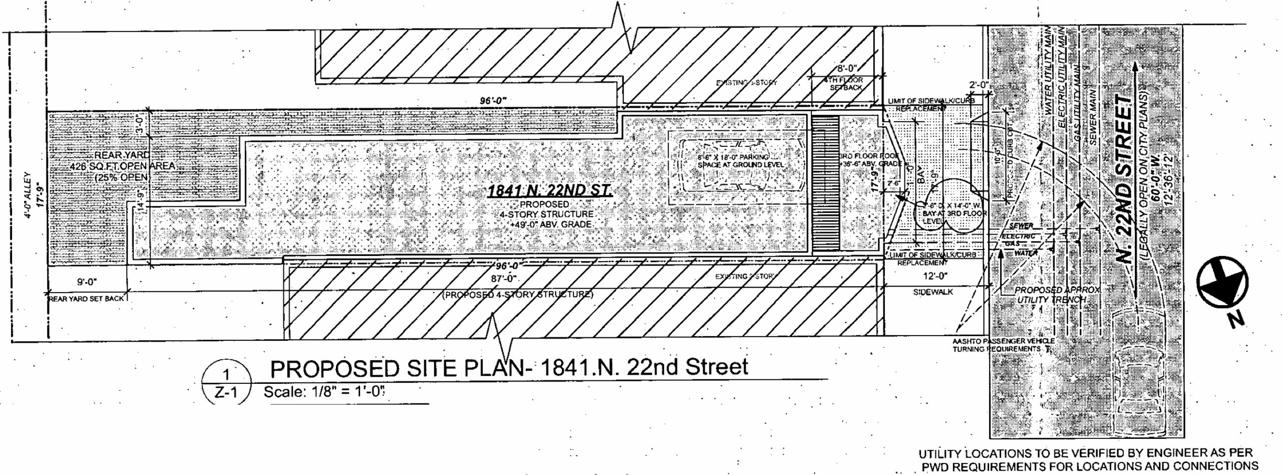 1841 North 22nd Street Plan