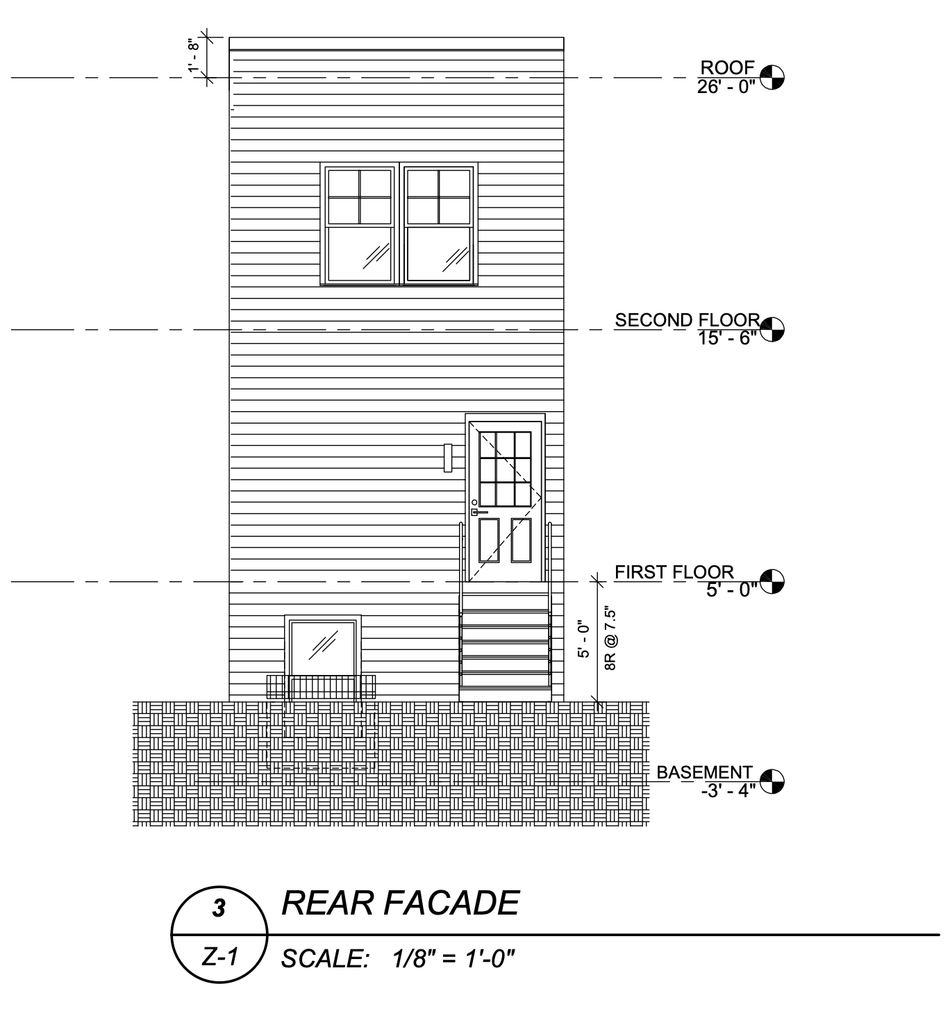 1932 Watkins Street Rear Facade
