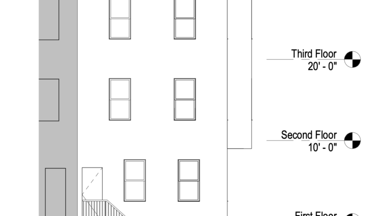 1940 Wharton Street Front Elevation