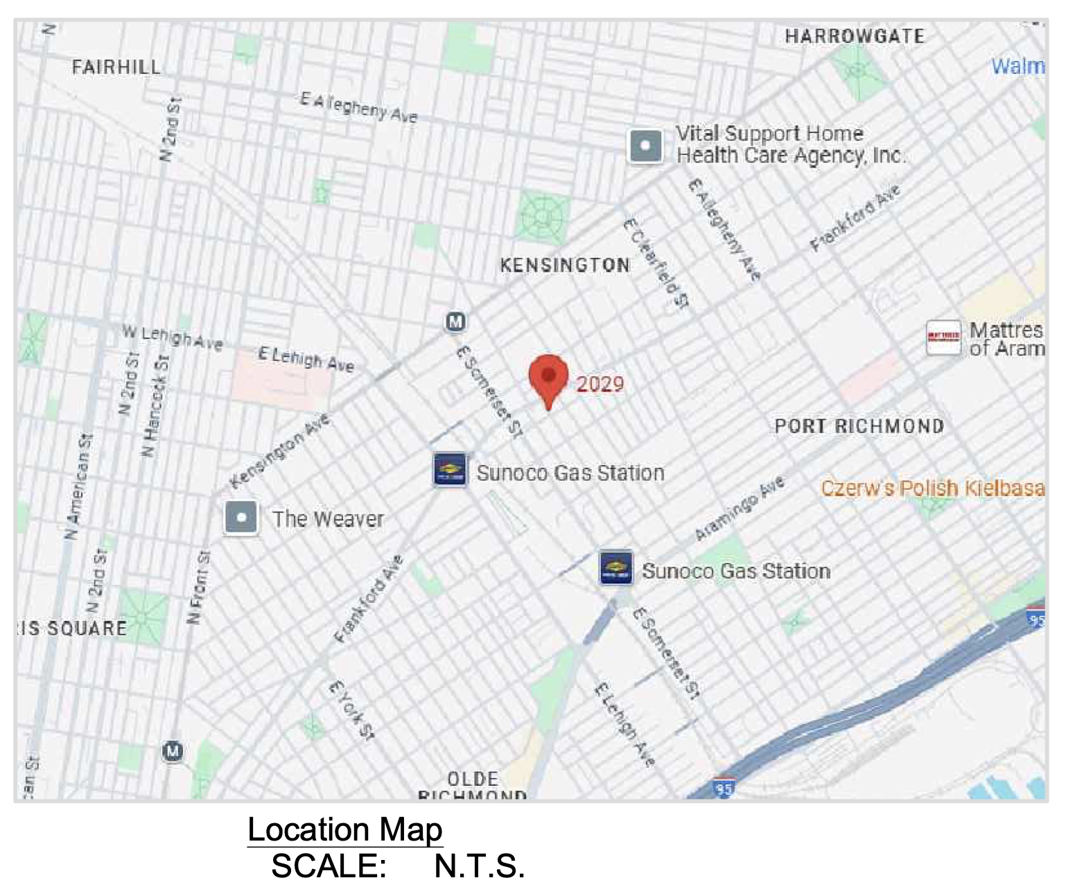 2029 East Auburn Street Location