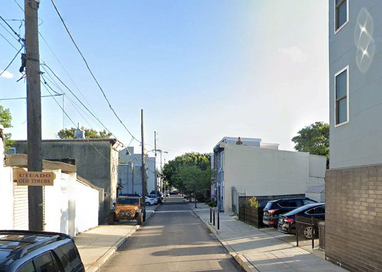 2129 North Orianna Street. Site view prior to redevelopment. Looking south. Credit: Here's The Plan, LLC via the City of Philadelphia