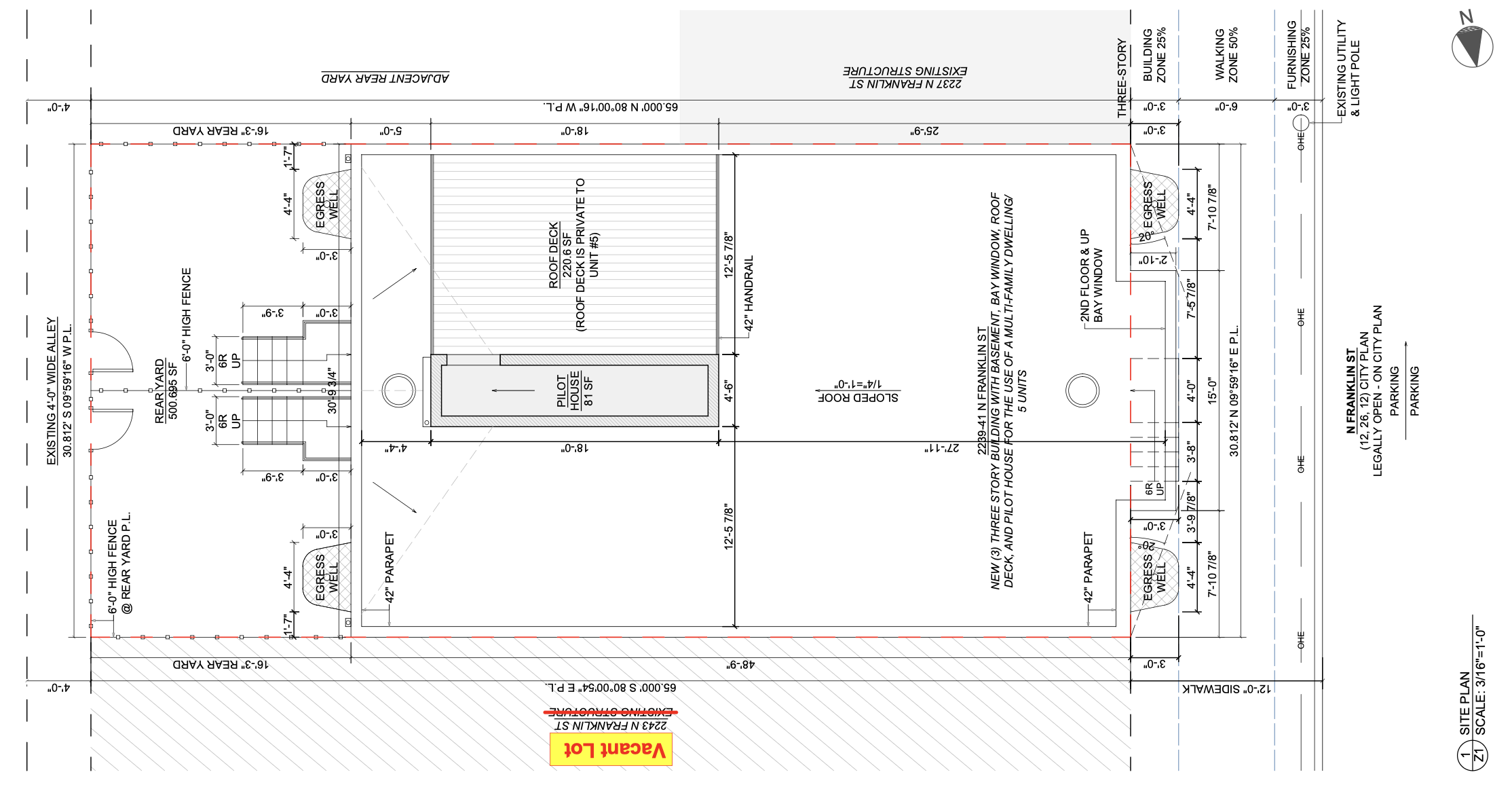2239-41 North Franklin Street Plan
