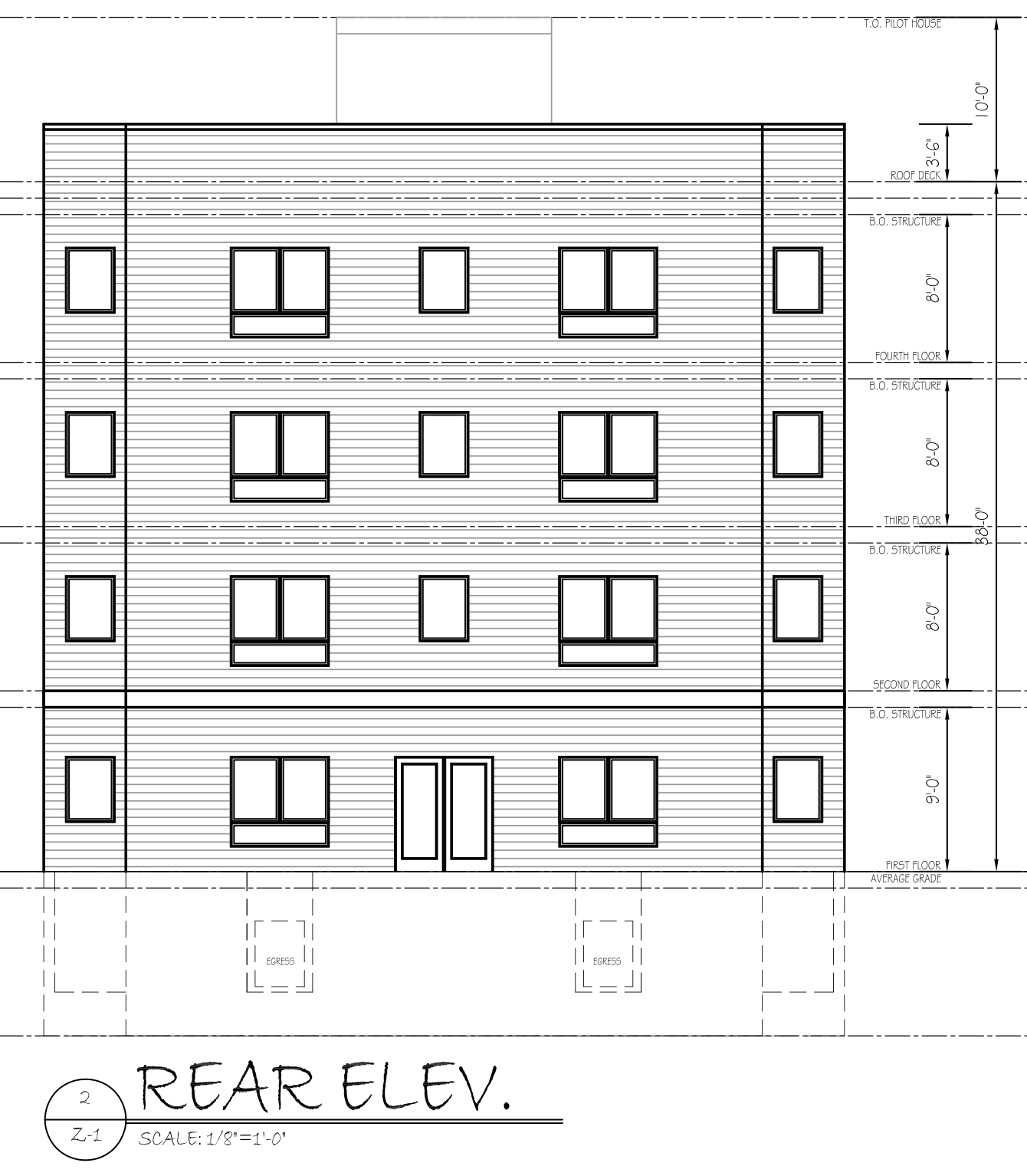 2255 North 22nd Street Rear Elevation
