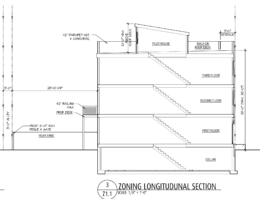 2449 North 6th Street Longitudnal Section
