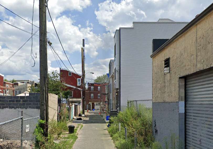 2620 East Harold Street. Site conditions prior to redevelopment. Credit: Here's The Plan, LLC via the City of Philadelphia