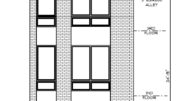 2622 East Harold Street. Front building elevation. Credit: Here's The Plan, LLC via the City of Philadelphia