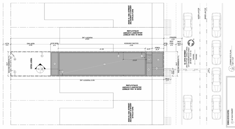 3028 North 15th Street Plan