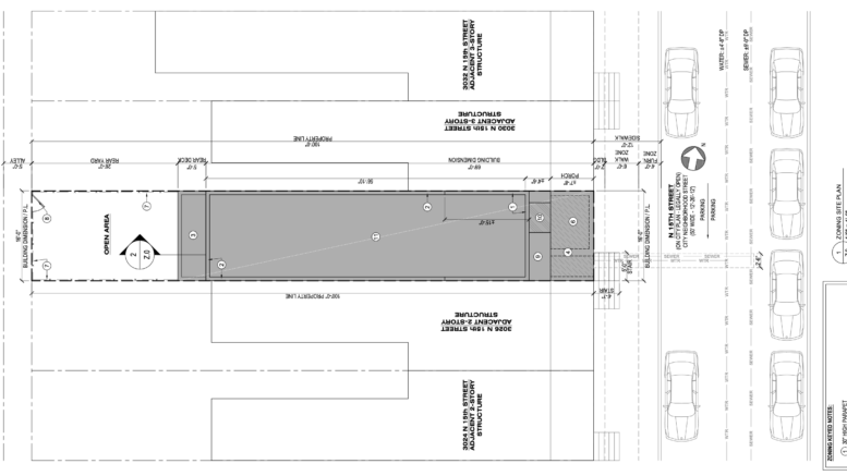 3028 North 15th Street Plan