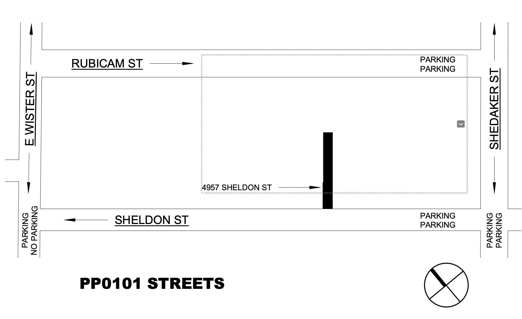 4957 Sheldon Street Plan