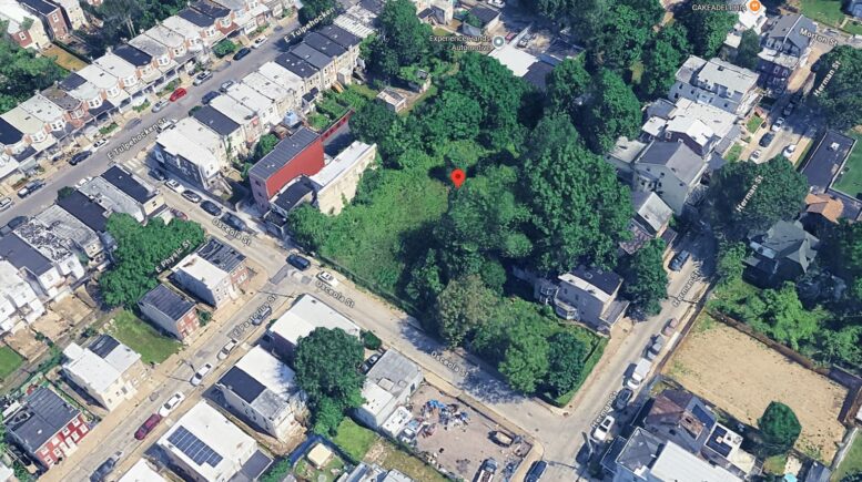 6115 Osceola Street. Aerial view prior to redevelopment. Credit: Google Maps