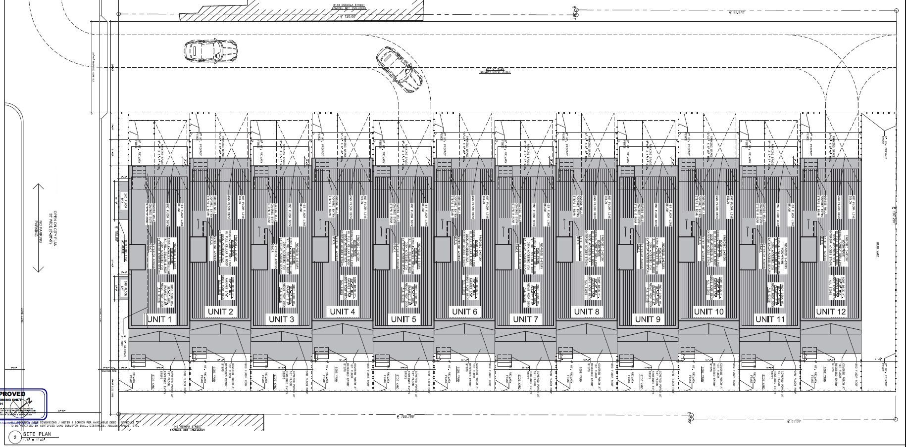 6115 Osceola Street. Site plan. Credit: KJO Architecture via the City of Philadelphia